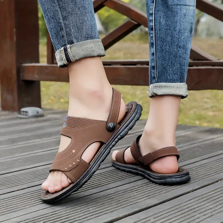 Levoire | Sandales Ajustées Avec Sangles À Talon Pour Hommes