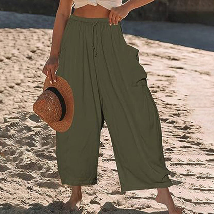 Levoire | Pantalon Décontracté Confortable Vert Armée
