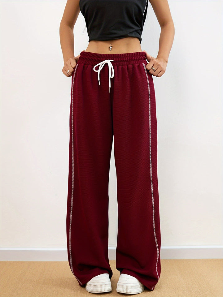Levoire | Pantalon De Jogging À Motif Guimauve Pour Femmes En Couleur Unie