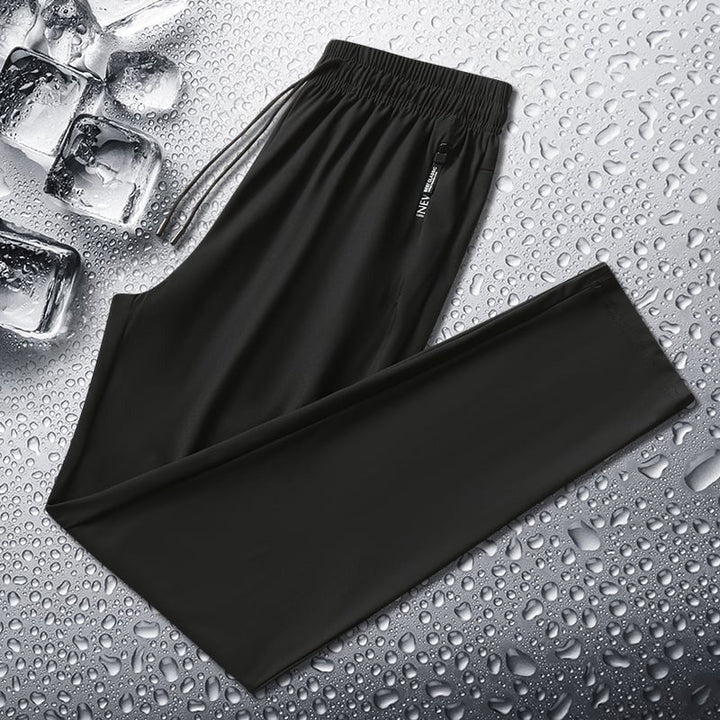 Levoire | Unisexe Super Extensible Confortable Pantalon Pantalon droit noir (femme)