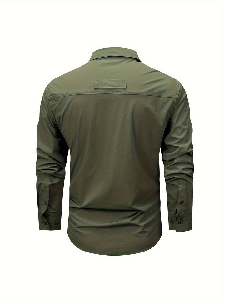 Levoire | Chemise Décontractée Pour Hommes À Manches Longues À Séchage Rapide