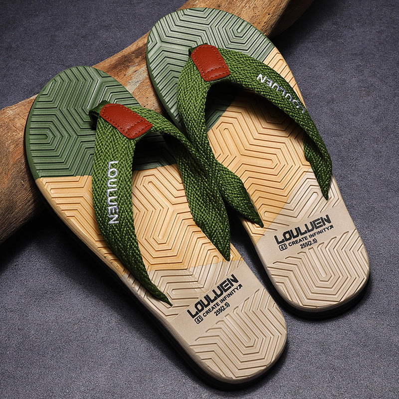 Levoire | Chaussons Colorés à Séchage Rapide avec Style Vibrant pour Intérieur et Extérieur Vert