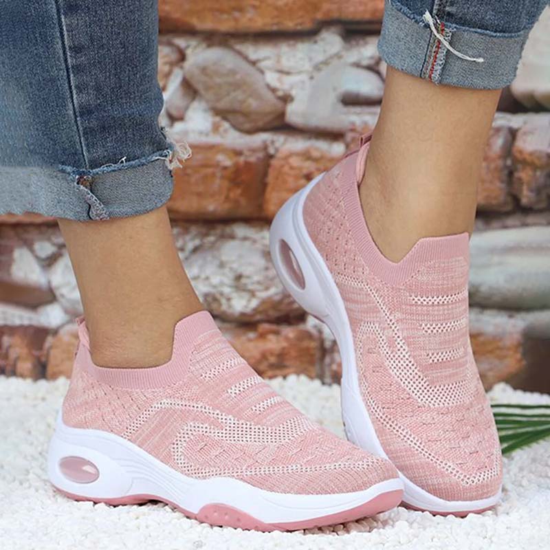 Levoire | Baskets Slip-On Confortables À Niveau Nuage Pour Femmes Rosa