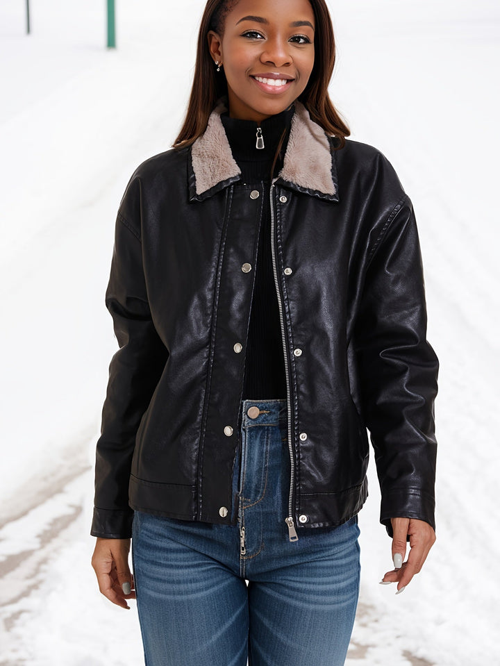Levoire | Veste À Manches Longues Avec Doublure En Polaire Et Poches