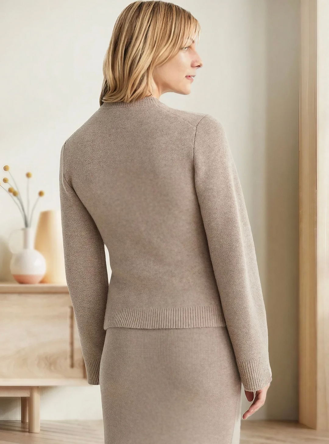 Levoire | Femme Cardigan Doux Avec Boutons