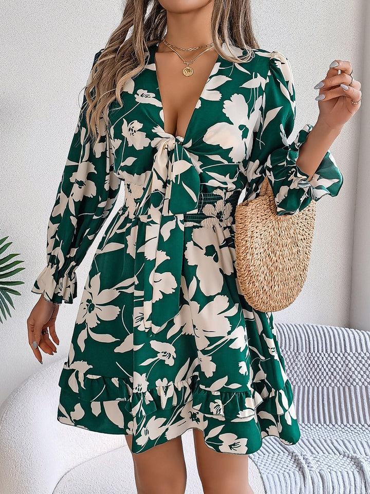 Levoire | Robe Longue À Volants Noués