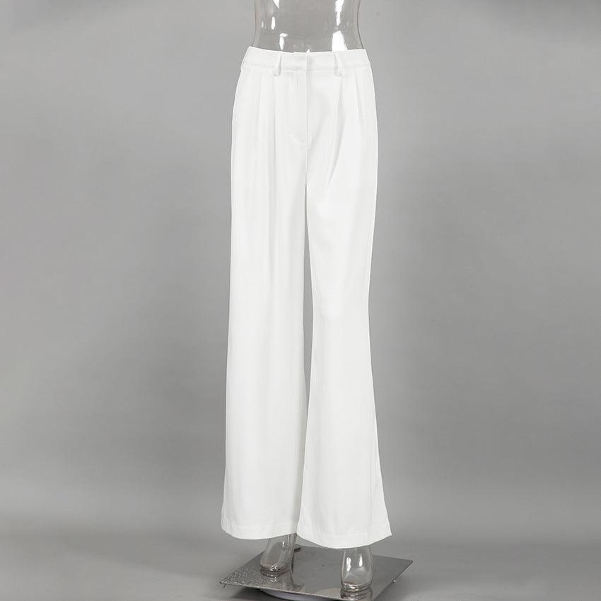 Levoire | Pantalon Taille Haute Blanc