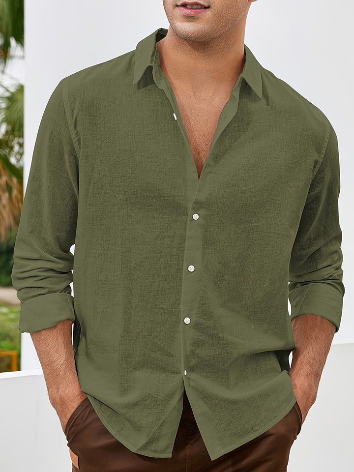 Levoire | Chemise Décontractée À Manches Longues Pour Styles Décontractés