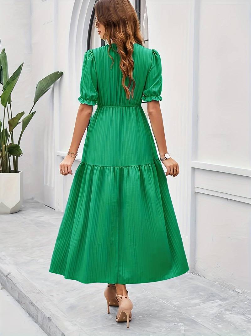 Levoire | Robe Froncée Avec Décolleté En V Et Ourlet Fendu