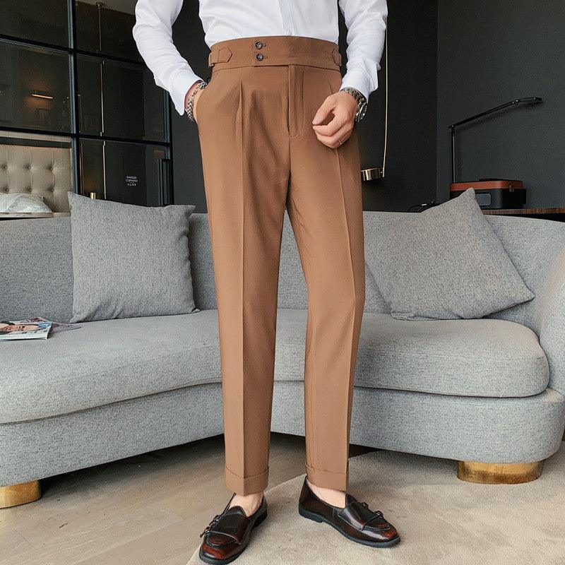 Levoire | Pantalon Slim Fit Élégant Chameau