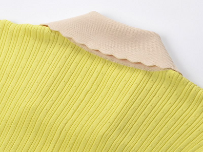 Levoire | Robe Midi À Col En Tricot