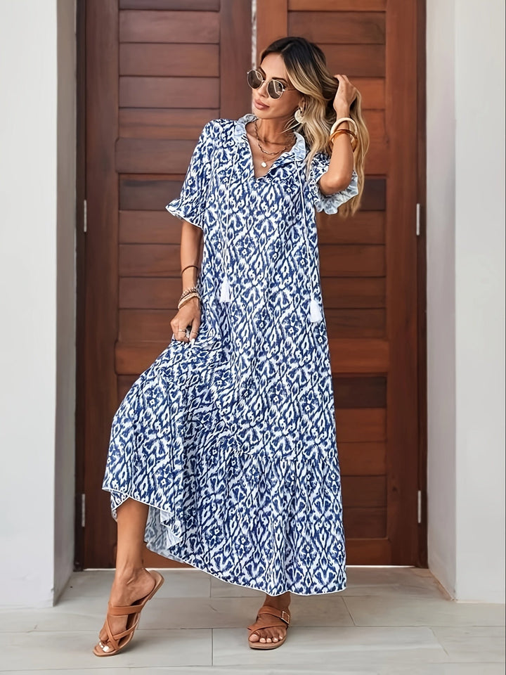 Levoire | Robe cravate à glands pour femme