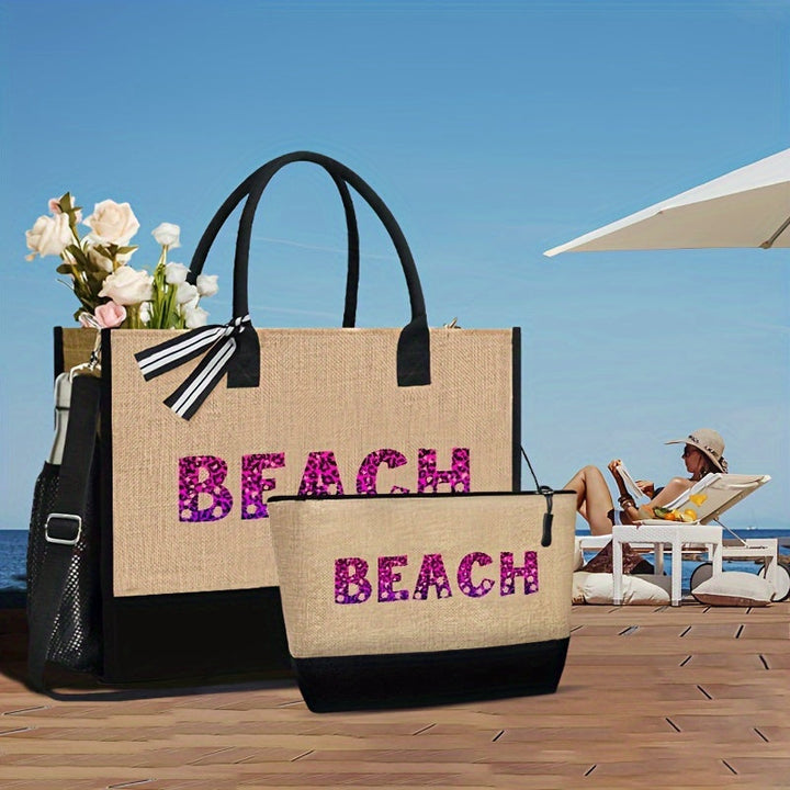 Levoire | 2 Pcs De Sacs De Plage Avec Un Étui Adapté