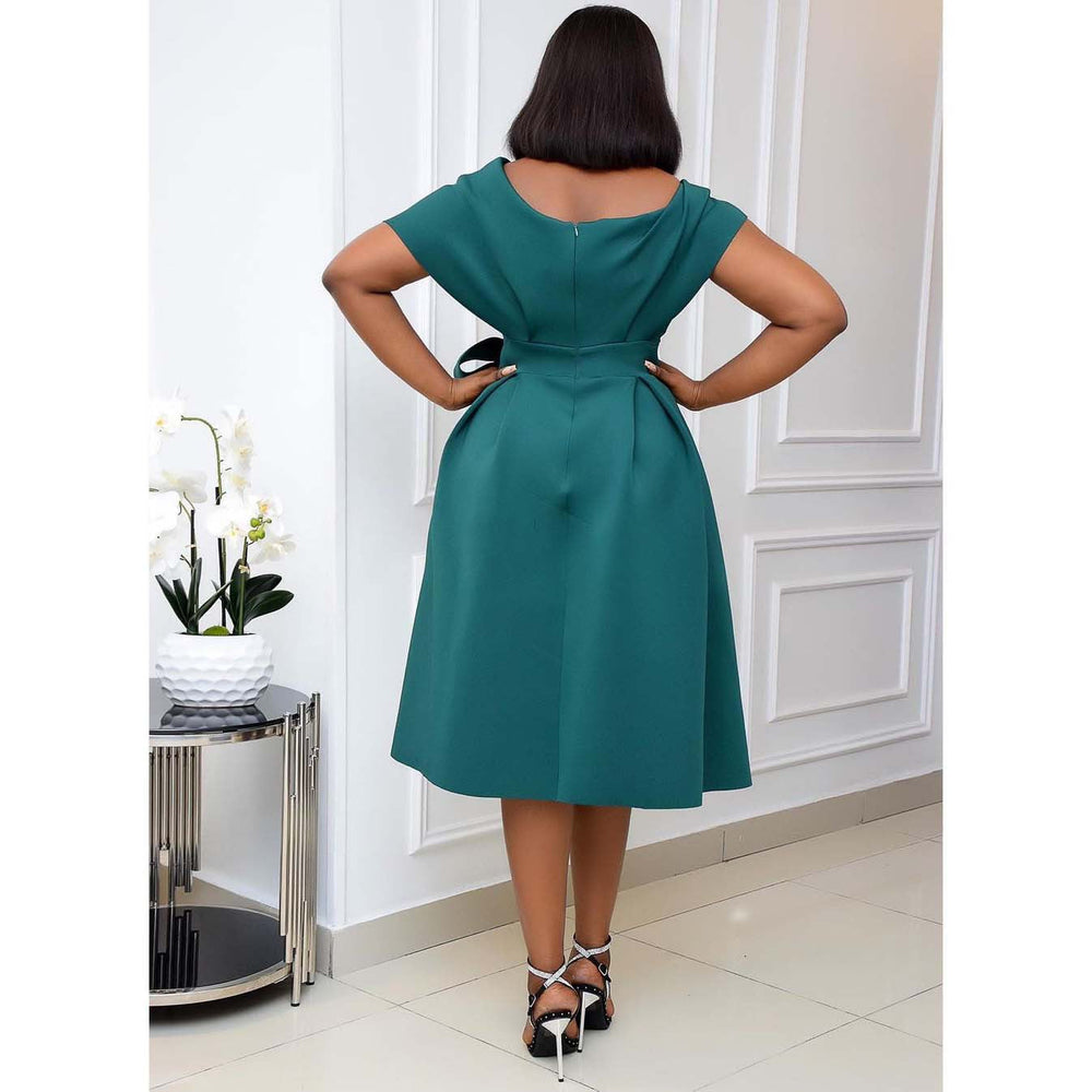 Levoire | Élégante Robe De Soirée À Décolleté En V Slim-Fit