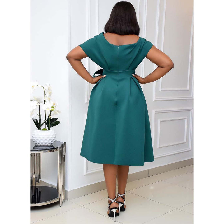 Levoire | Élégante Robe De Soirée À Décolleté En V Slim-Fit