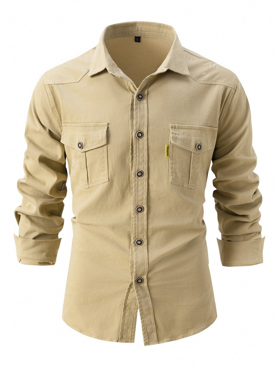 Levoire | Chemise Élégante Pour Hommes Khaki