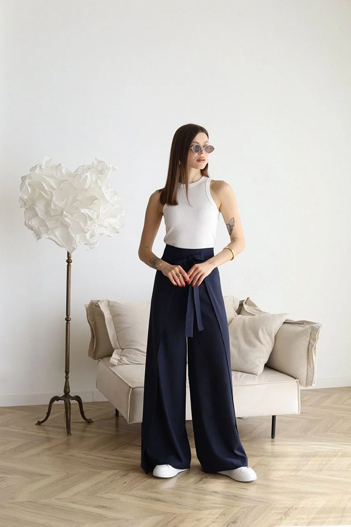 Levoire | Pantalons En Lin Évasés