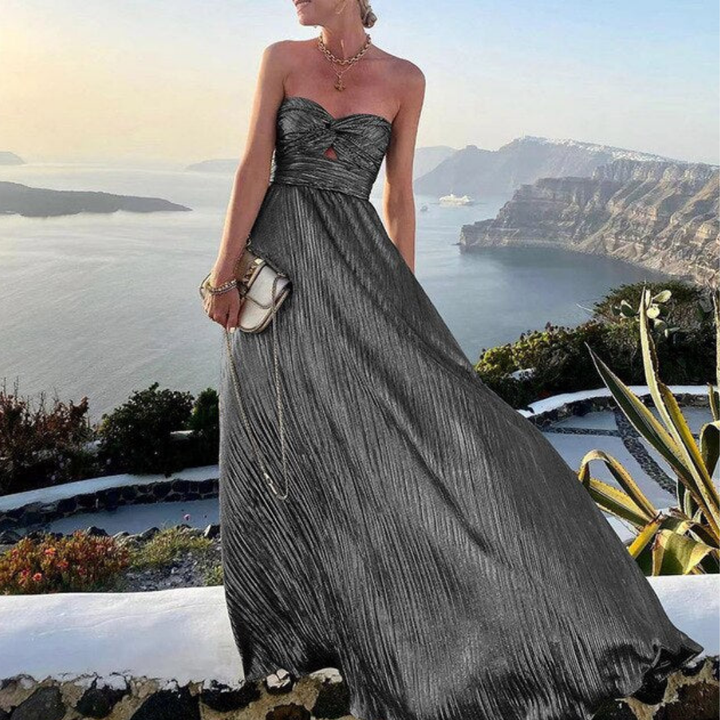 Levoire | Robe de fête longue tube pour femmes Noir