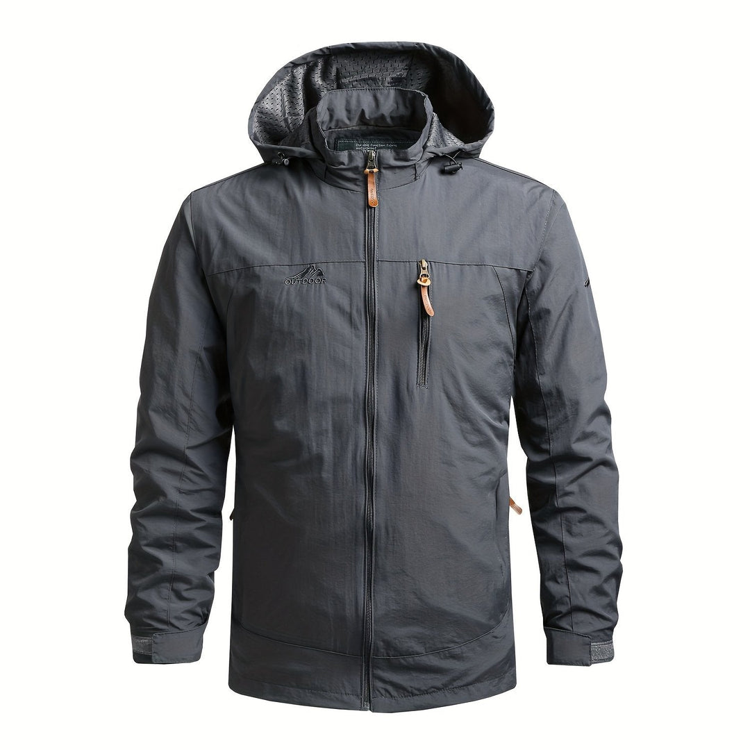 Levoire | Veste De Pluie Pour Hommes Avec Capuche Amovible