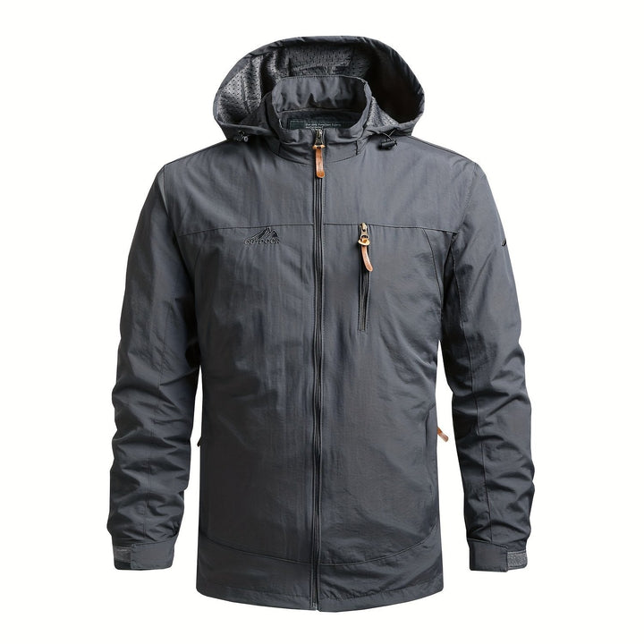 Levoire | Veste De Pluie Pour Hommes Avec Capuche Amovible