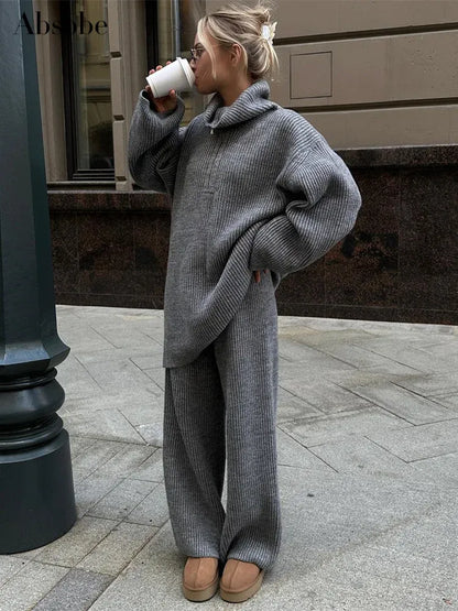 Levoire | Couleur Pull Zippé Mi-Long Ensemble Approprié