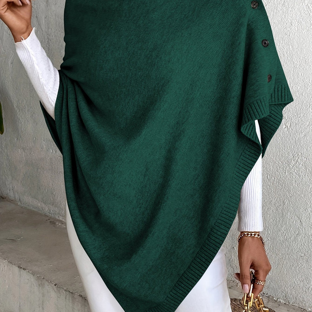 Levoire | Non Combiné Cape Tricoté Vert foncé
