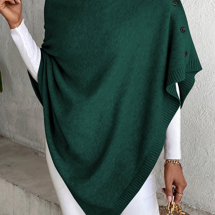Levoire | Non Combiné Cape Tricoté Vert foncé