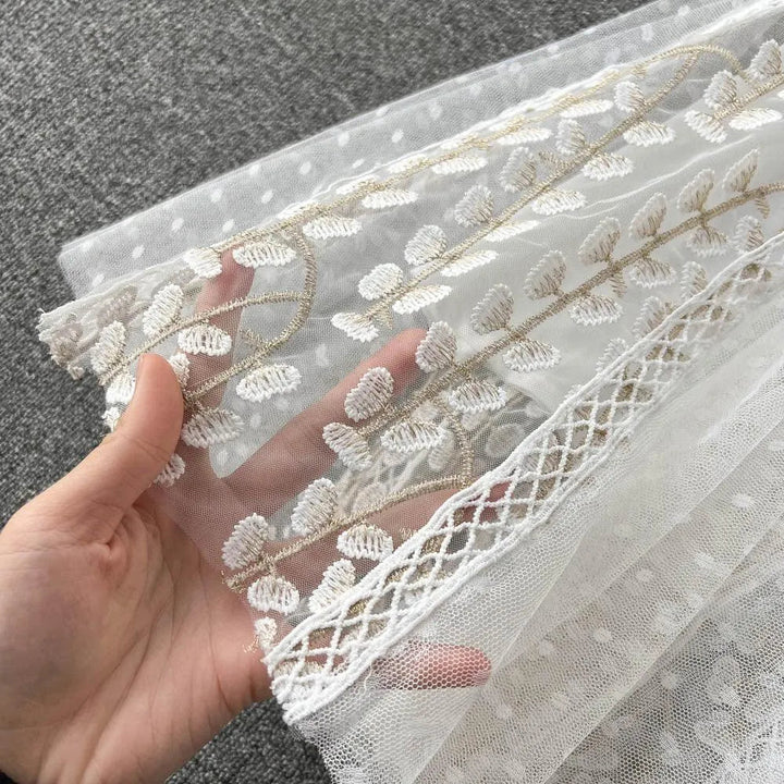 Levoire | Robe patchwork légère à points de maille
