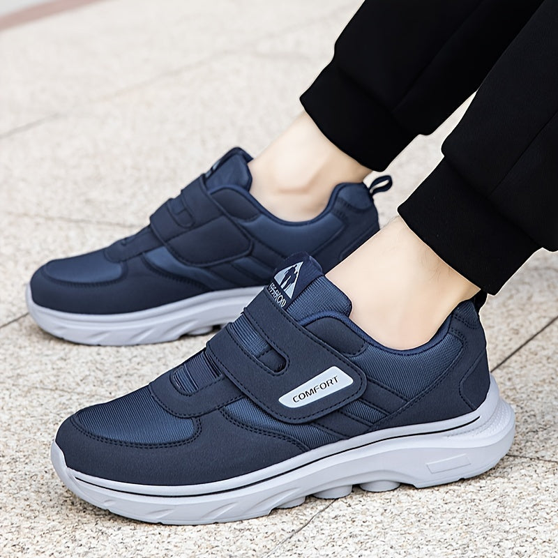 Levoire | Chaussures De Course Confortables Avec Velcro Pour Femmes Et Hommes Bleu profond