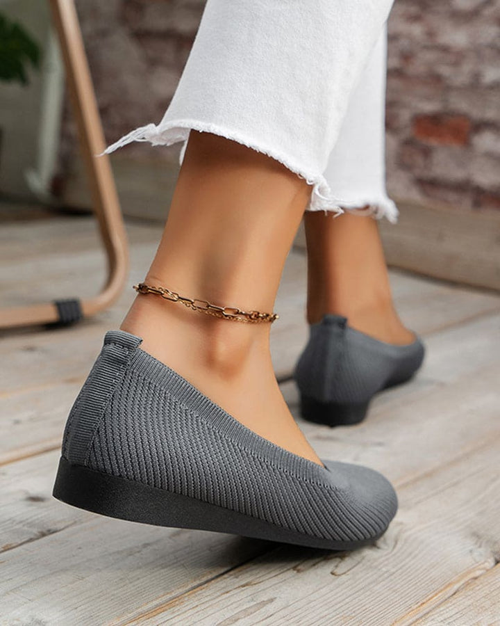 Levoire | Chaussures Plates Respirantes Avec Orteils Ronds