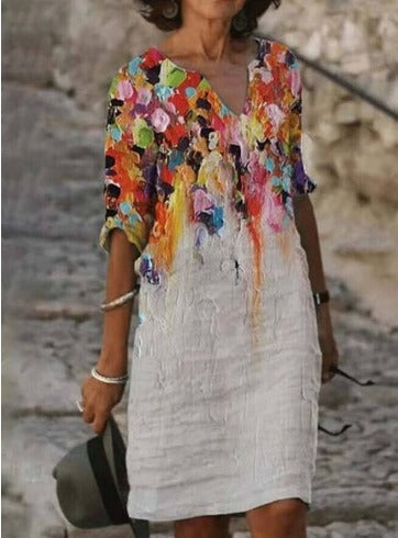 Levoire | Robe de soirée moderne Multicolore