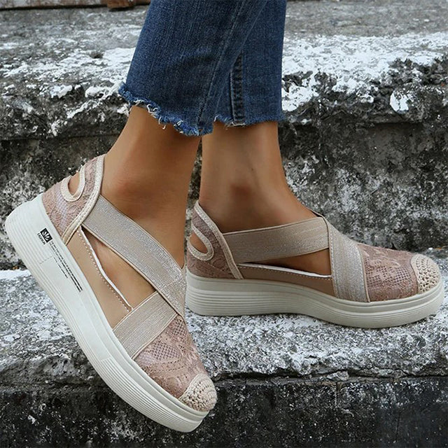 Levoire | Décontractées En Maille Respirante Beige