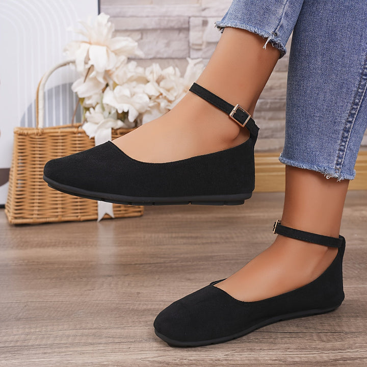 Levoire | Ballerines Classiques Unies Avec Sangle