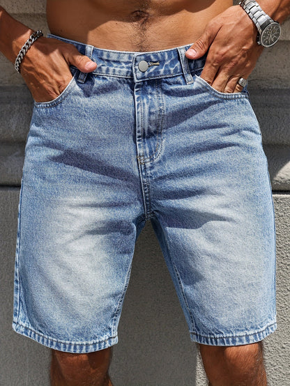 Levoire | Shorts En Denim D'Été Décontractés Pour Hommes À Jambe Droite