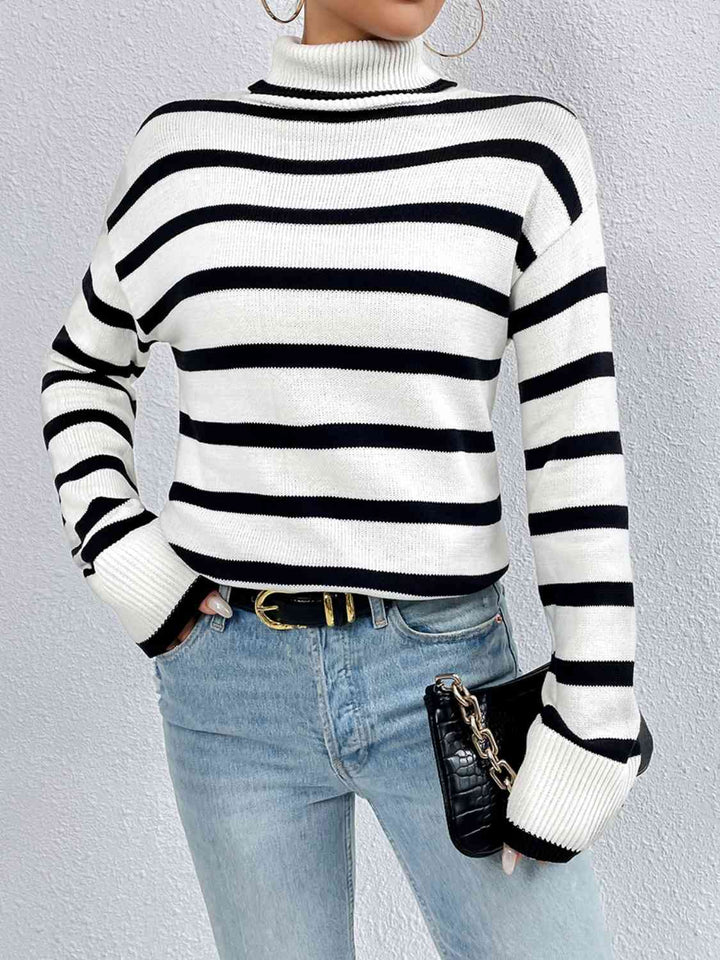 Levoire | Pull D'Hiver Tricoté À Motifs Subtils