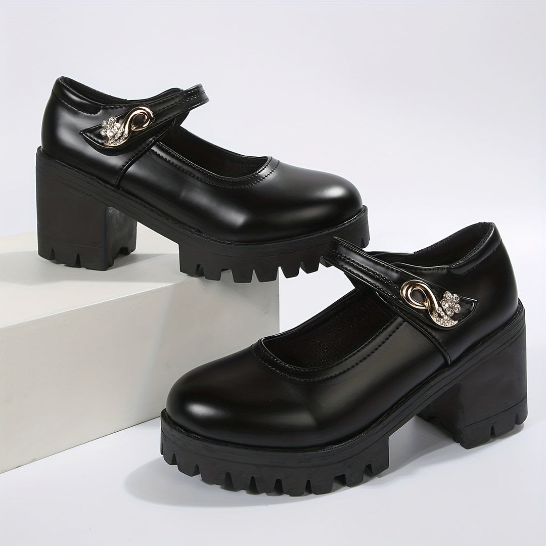 Levoire | Chaussures À Talons Pour Femmes Avec Un Talon Épais Et Une Plate-Forme