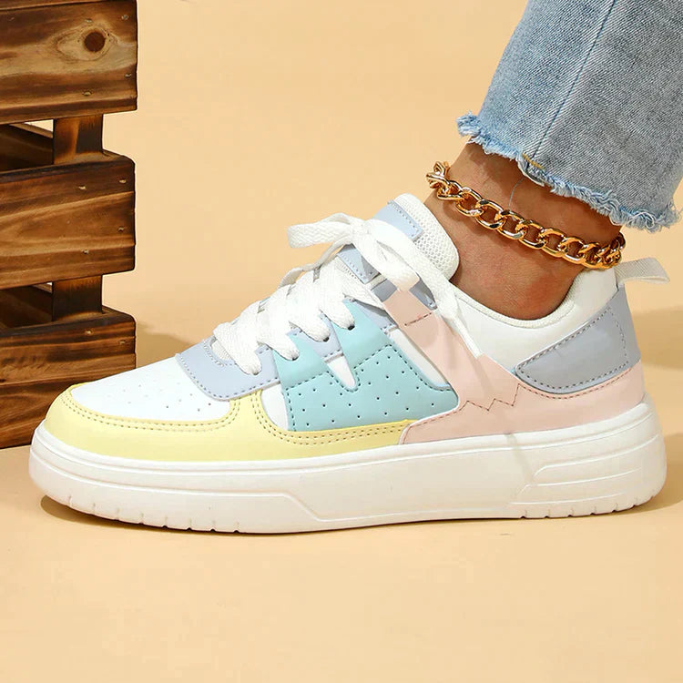 Levoire | Chaussures À Lacets Multicolores Avec Une Touche Moderne