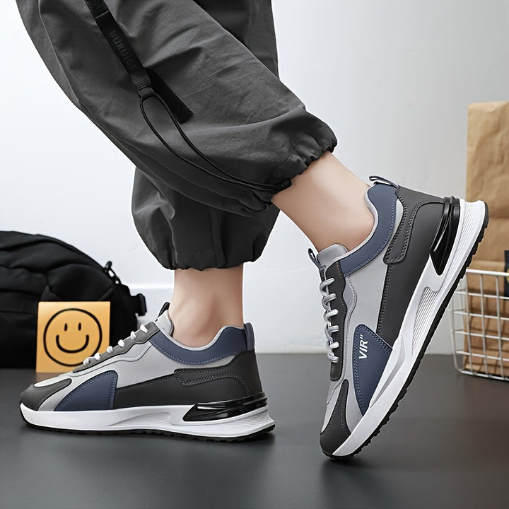 Levoire | Baskets De Course Tendance À Semelle Surélevée Pour Hommes Gris
