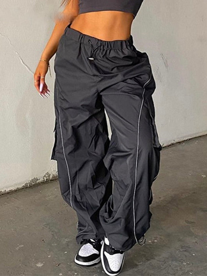 Levoire | Pantalon Baggy Design De Streetwear Unique Noir