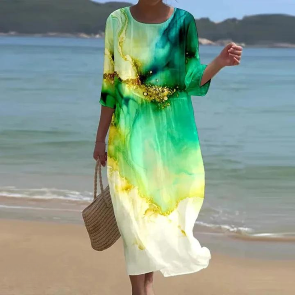 Levoire | Robe Élégante Tendance Féminine Vert