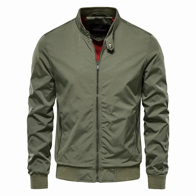Levoire | Slim Fit Noir Veste D'Été Pour Hommes vert