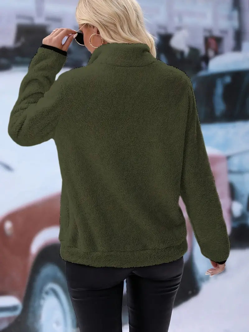 Levoire | Pull En Polaire De Loisirs À Zip Pour Femmes