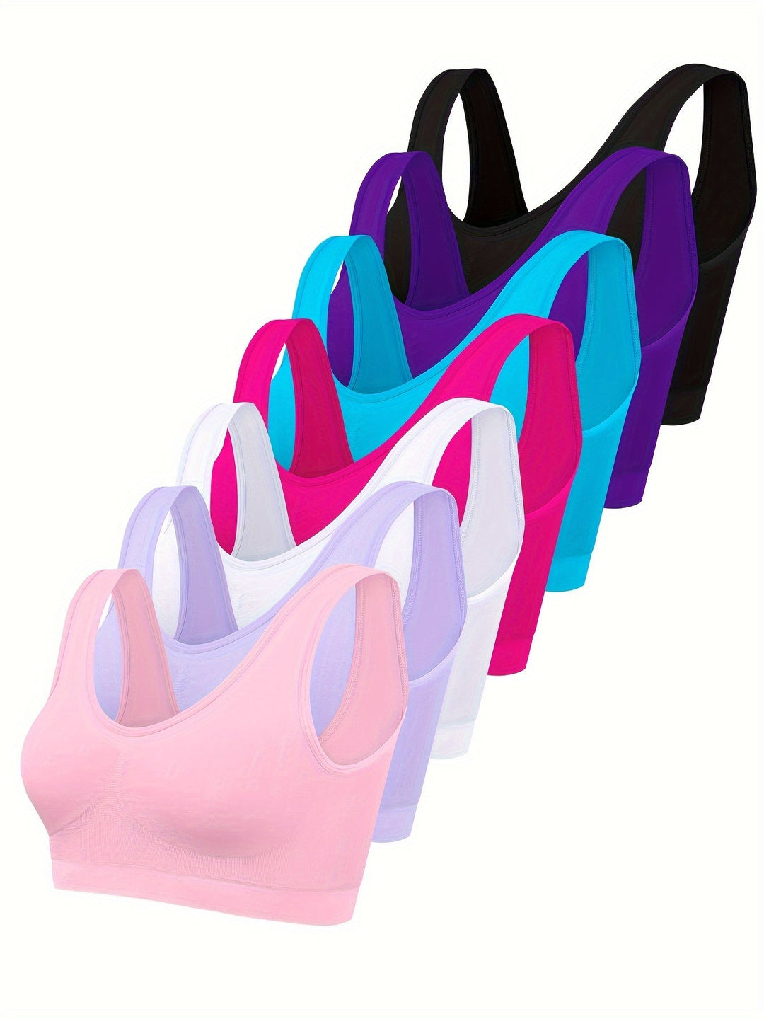 Levoire | Ensemble De 7 Pièces De Soutiens-Gorge De Sport Sans Couture Couleur de mélange