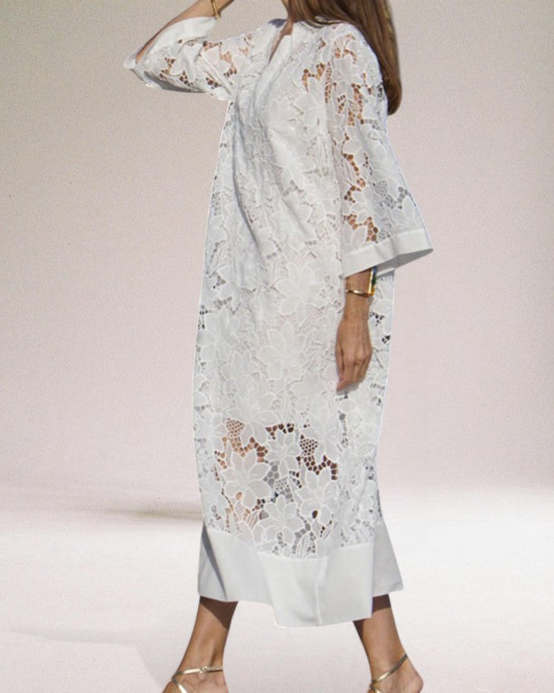 Levoire | Robe en dentelle longue et élégante