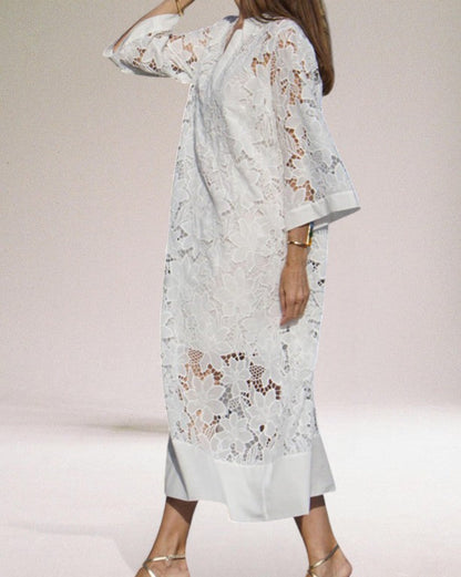 Levoire | Robe en dentelle longue et élégante