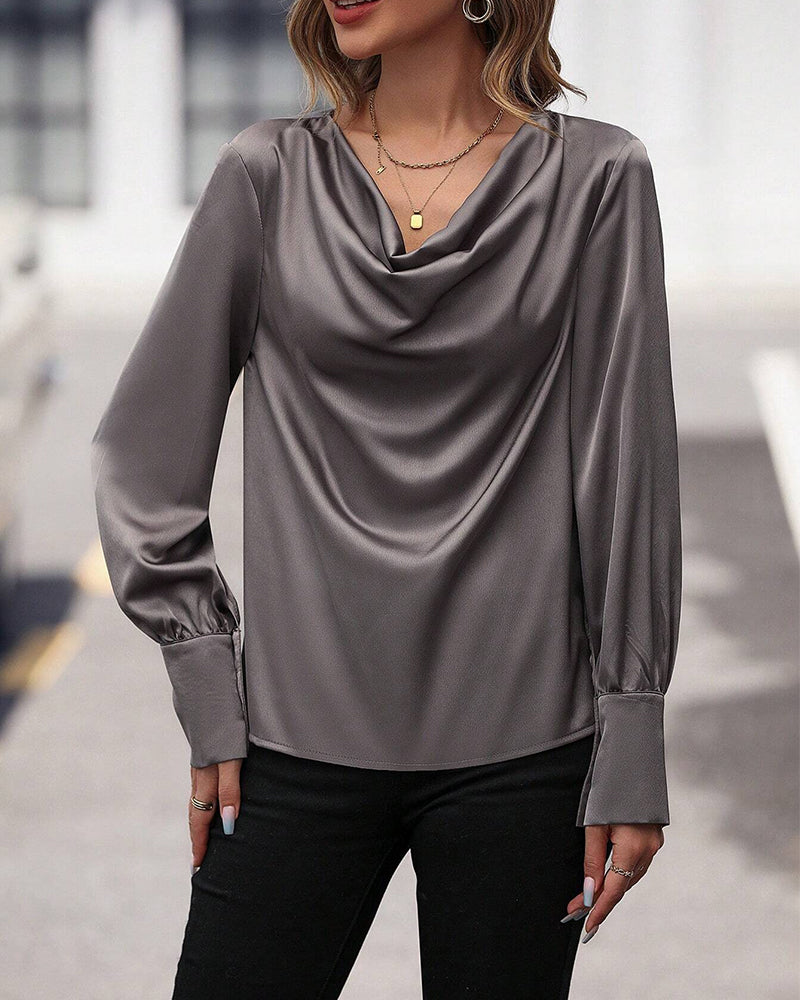 Levoire | Chemisier uni Gris