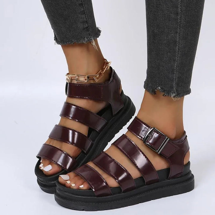 Levoire | Sandales avec boucle et talon à bout ouvert