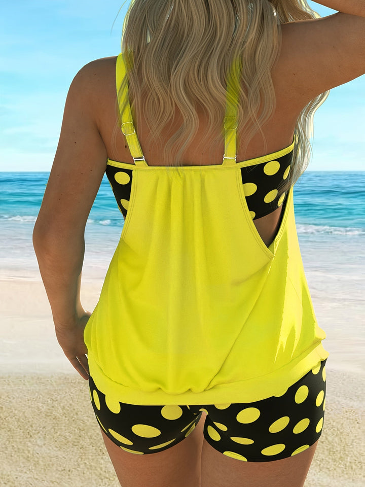 Levoire | Tankini Avec Imprimé À Pois