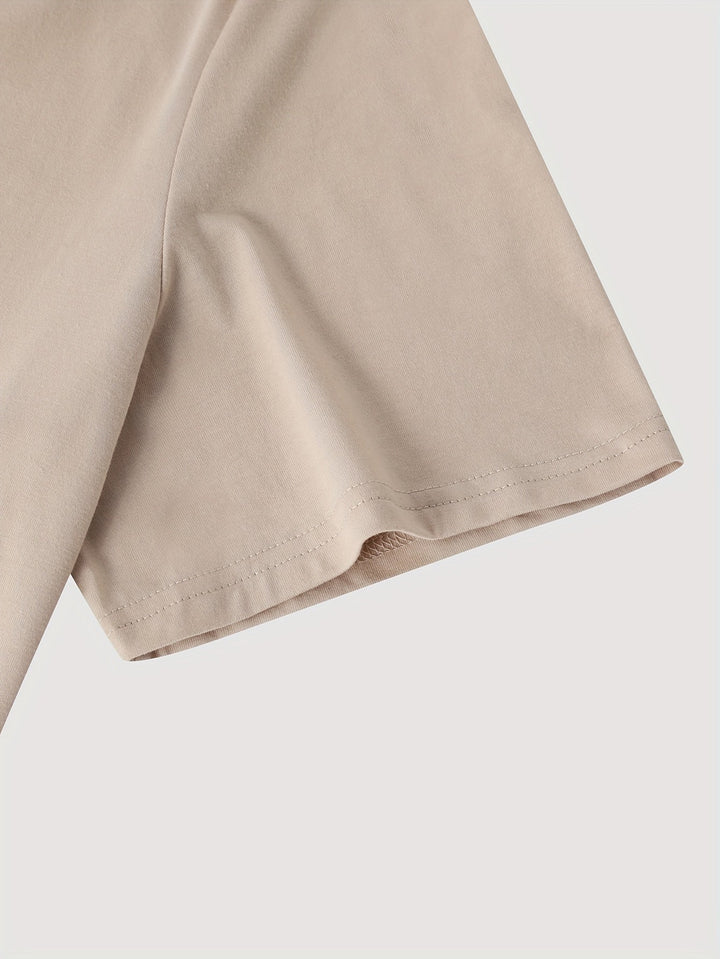 Levoire | T-Shirt Tendance Grande Taille Pour Hommes À Manches Courtes