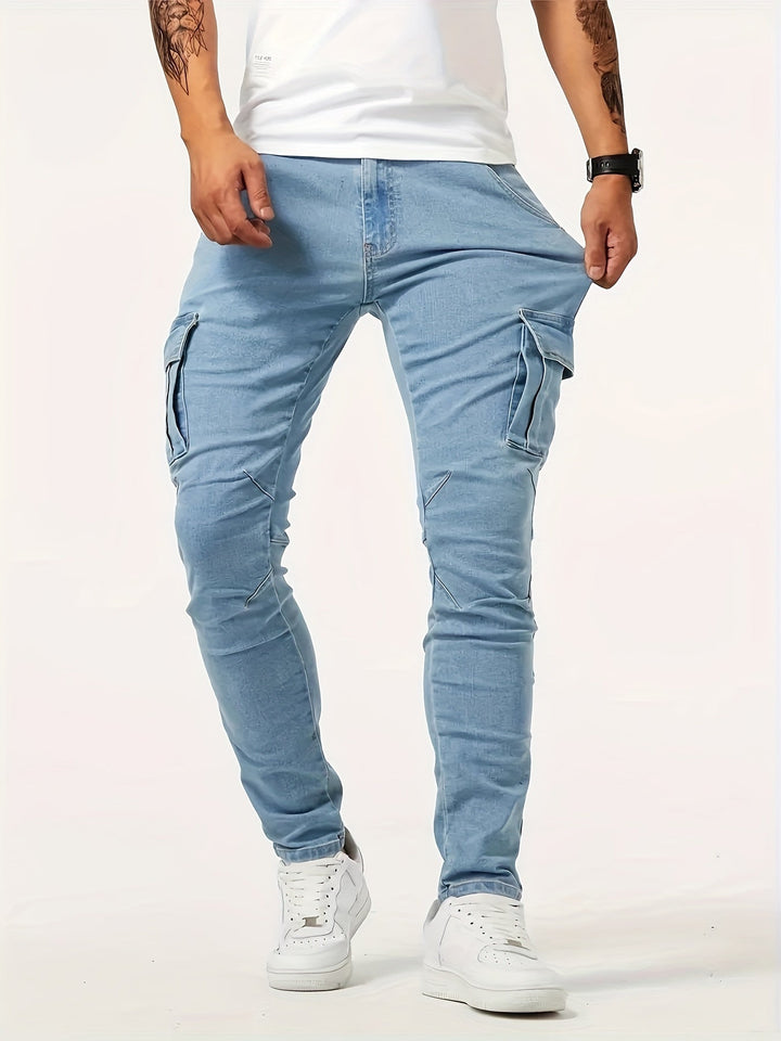 Levoire | Pantalons Cargo Pour Hommes Pour Activités De Plein Air Et Randonnée Bleu clair